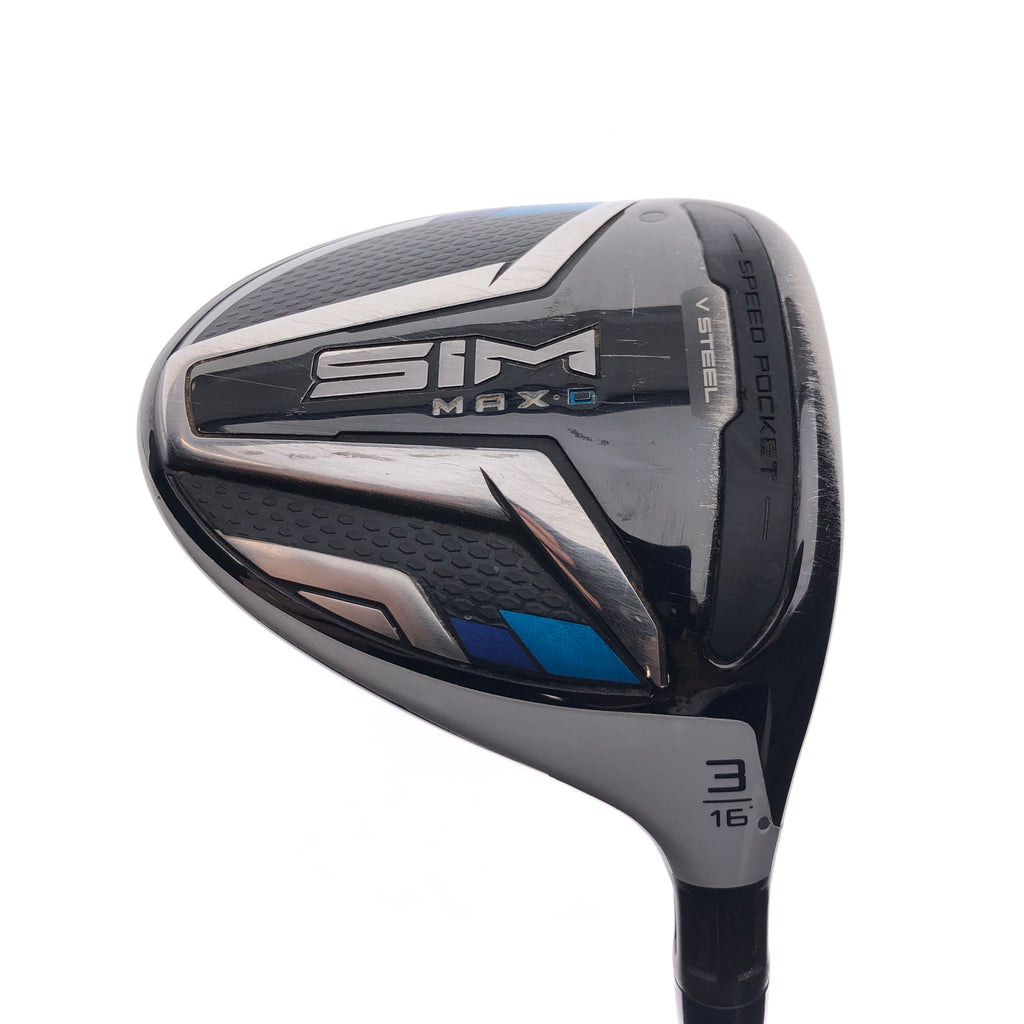 Used TaylorMade SIM Max D 3 Fairway Wood / 16 Degrees / Stiff Flex
