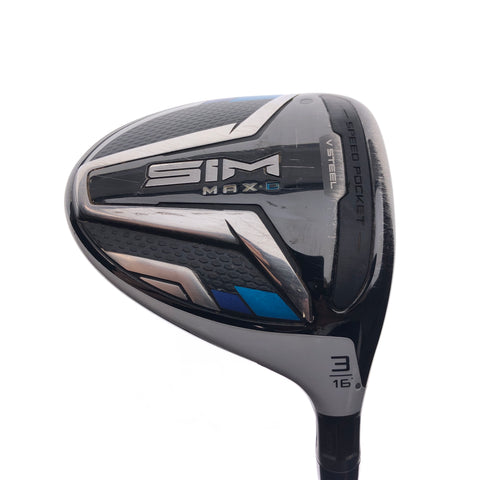 Used TaylorMade SIM Max D 3 Fairway Wood / 16 Degrees / Stiff Flex