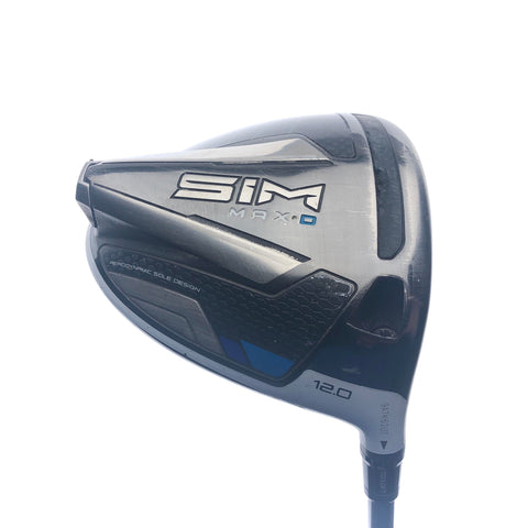 Used TaylorMade SIM Max D Driver / 12.0 Degrees / Regular Flex