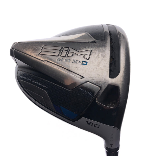 Used TaylorMade SIM Max D Driver / 12.0 Degrees / Regular Flex