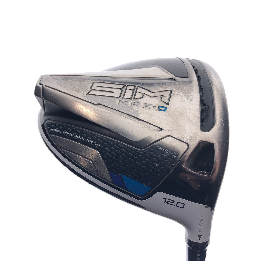 Used TaylorMade SIM Max D Driver / 12.0 Degrees / Regular Flex