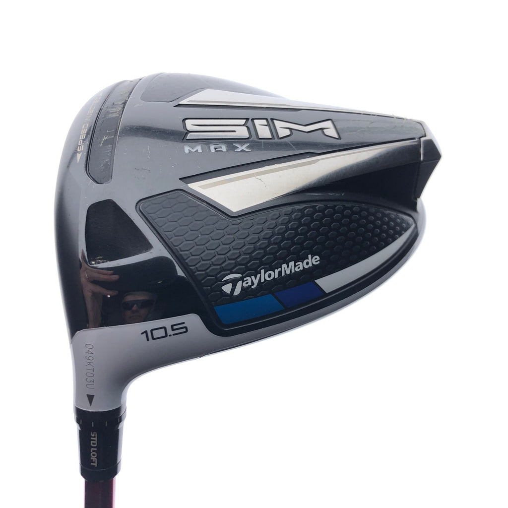 Used TaylorMade SIM Max Driver / 10.5 Degrees / Regular Flex / Left-Handed