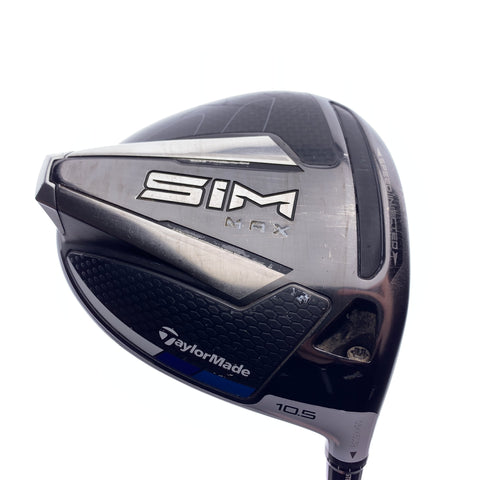 Used TaylorMade SIM Max Driver / 10.5 Degrees / Regular Flex