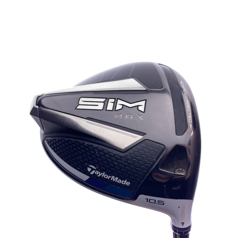 Used TaylorMade SIM Max Driver / 10.5 Degrees / Stiff Flex