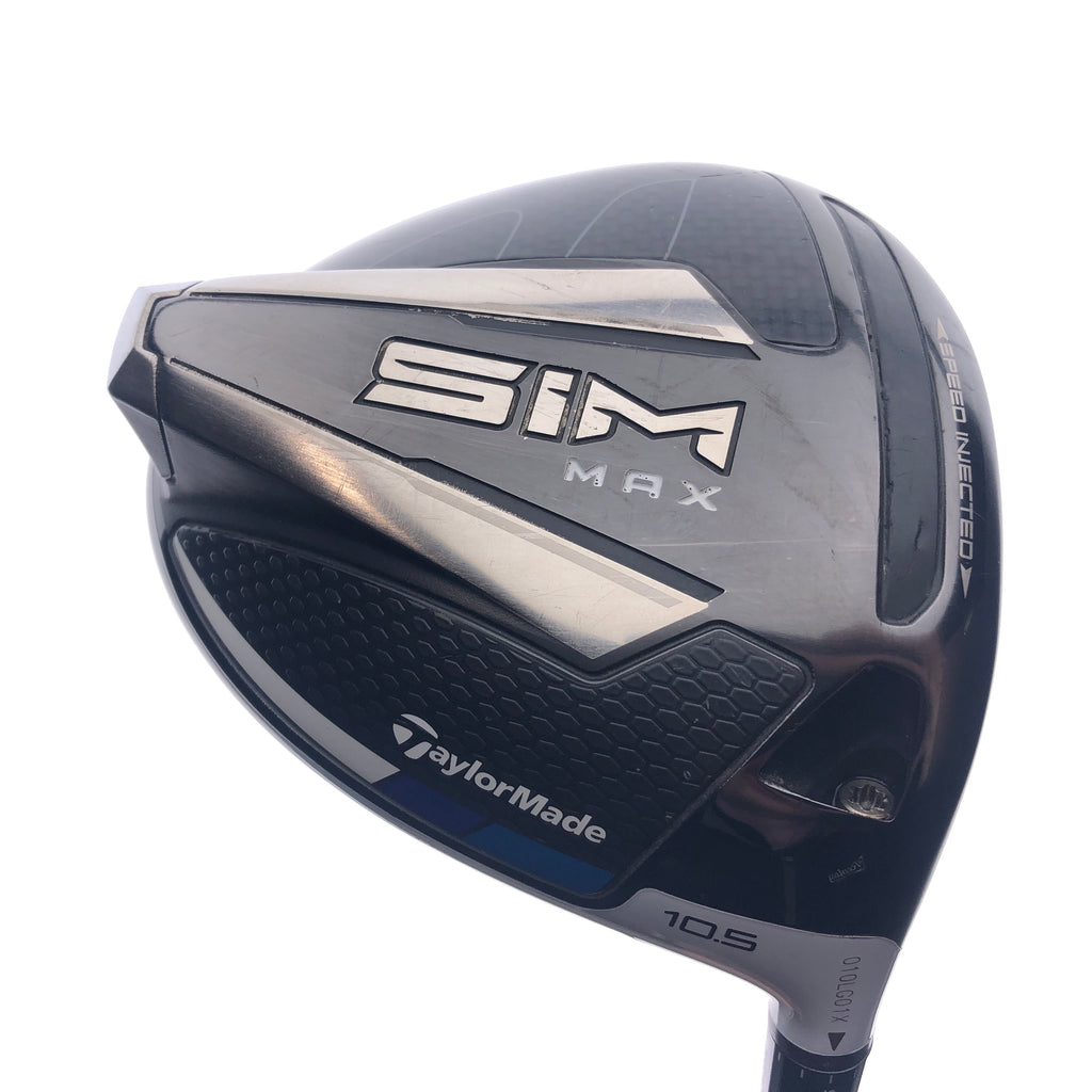 Used TaylorMade SIM Max Driver / 10.5 Degrees / Stiff Flex