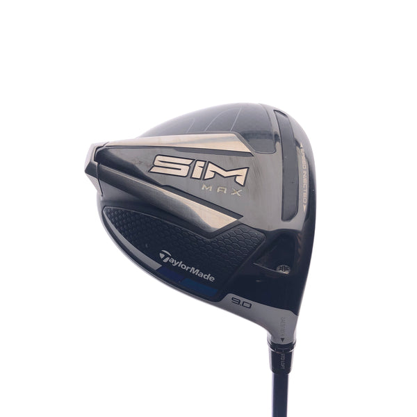 Used TaylorMade SIM Max Driver / 9.0 Degrees / A Flex