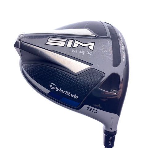Used TaylorMade SIM Max Driver / 9.0 Degrees / Stiff Flex