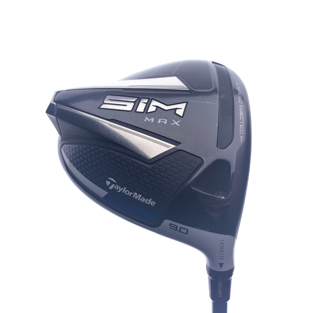 Used TaylorMade SIM Max Driver / 9.0 Degrees / Stiff Flex