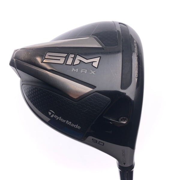 Used TaylorMade SIM Max Driver / 9.0 Degrees / Stiff Flex