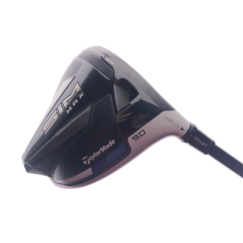 Used TaylorMade SIM Max Driver / 9.0 Degrees / X-Stiff Flex