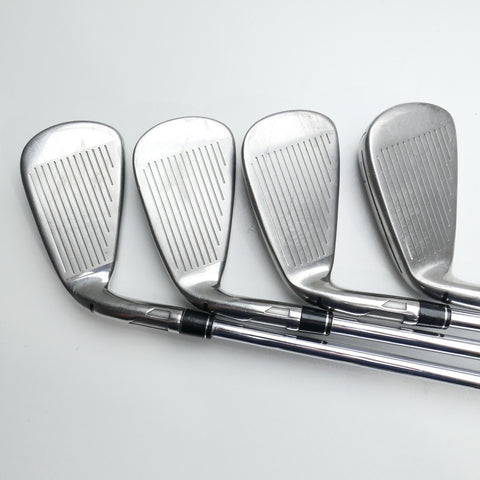 Used TaylorMade SIM Max Iron Set / 4 - PW + AW / Stiff Flex