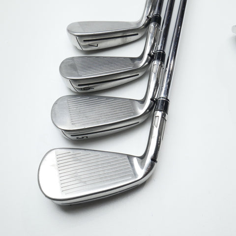 Used TaylorMade SIM Max Iron Set / 4 - PW + AW / Stiff Flex