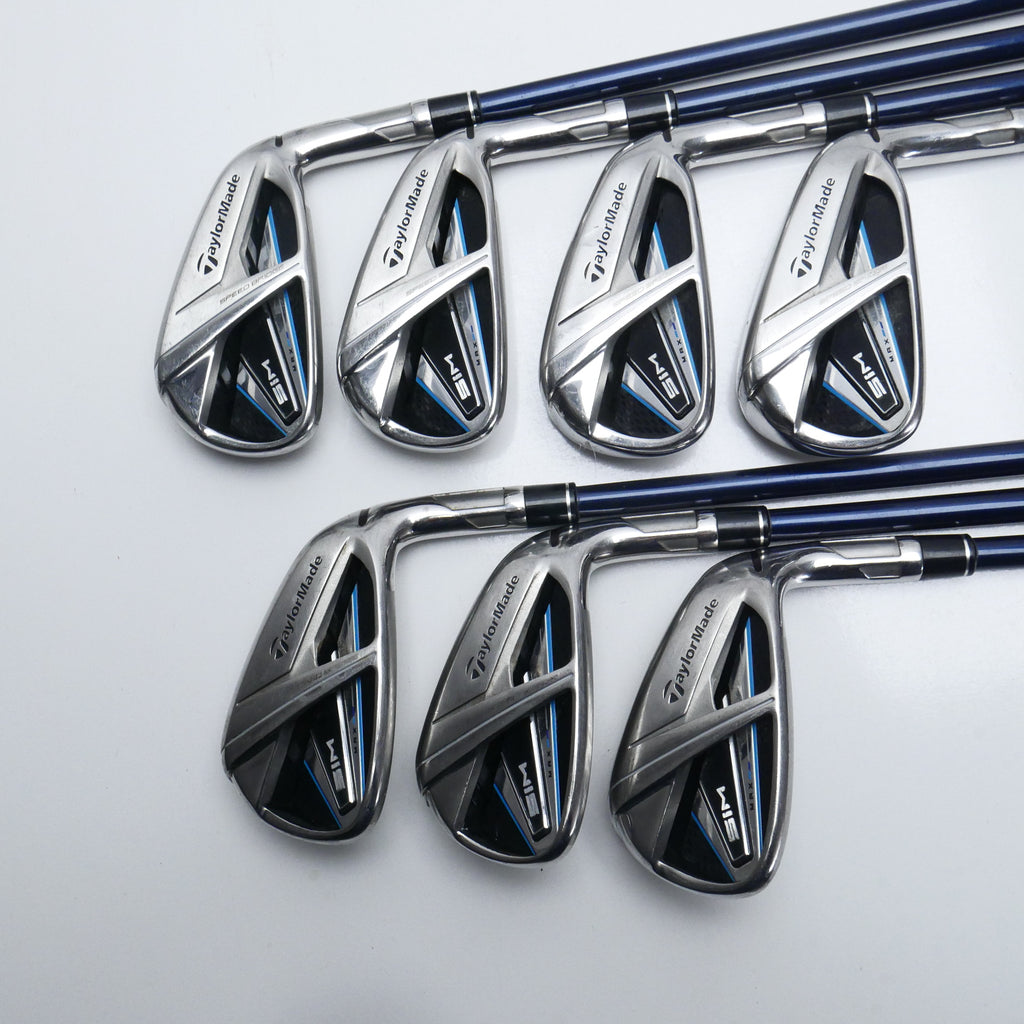 Used TaylorMade SIM Max Iron Set / 4 - PW / Regular Flex