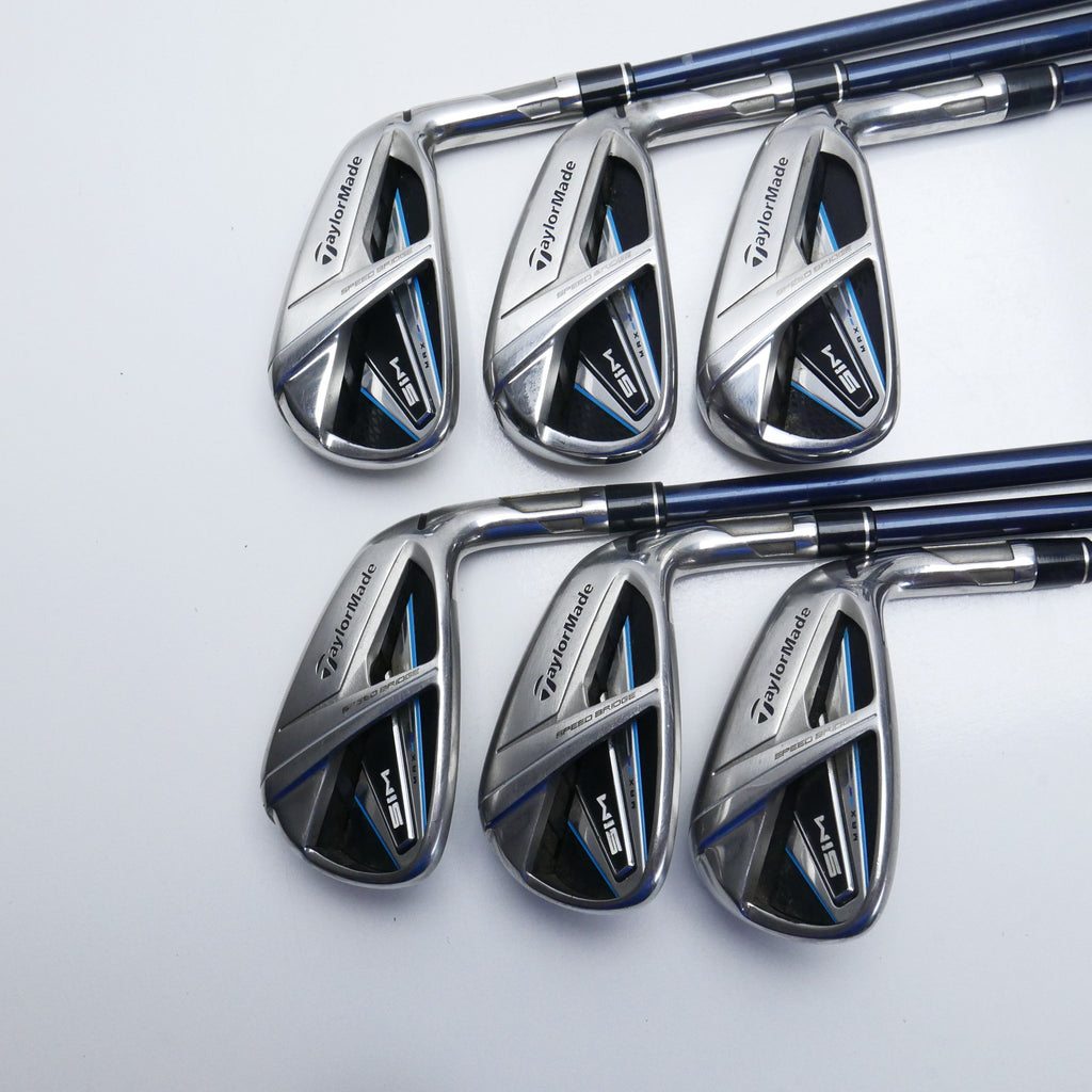 Used TaylorMade SIM Max Iron Set / 5 - PW / A Flex