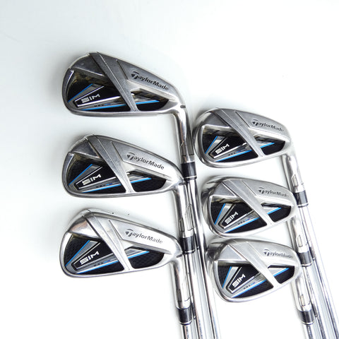 Used TaylorMade SIM Max Iron Set / 5 - PW / Regular Flex
