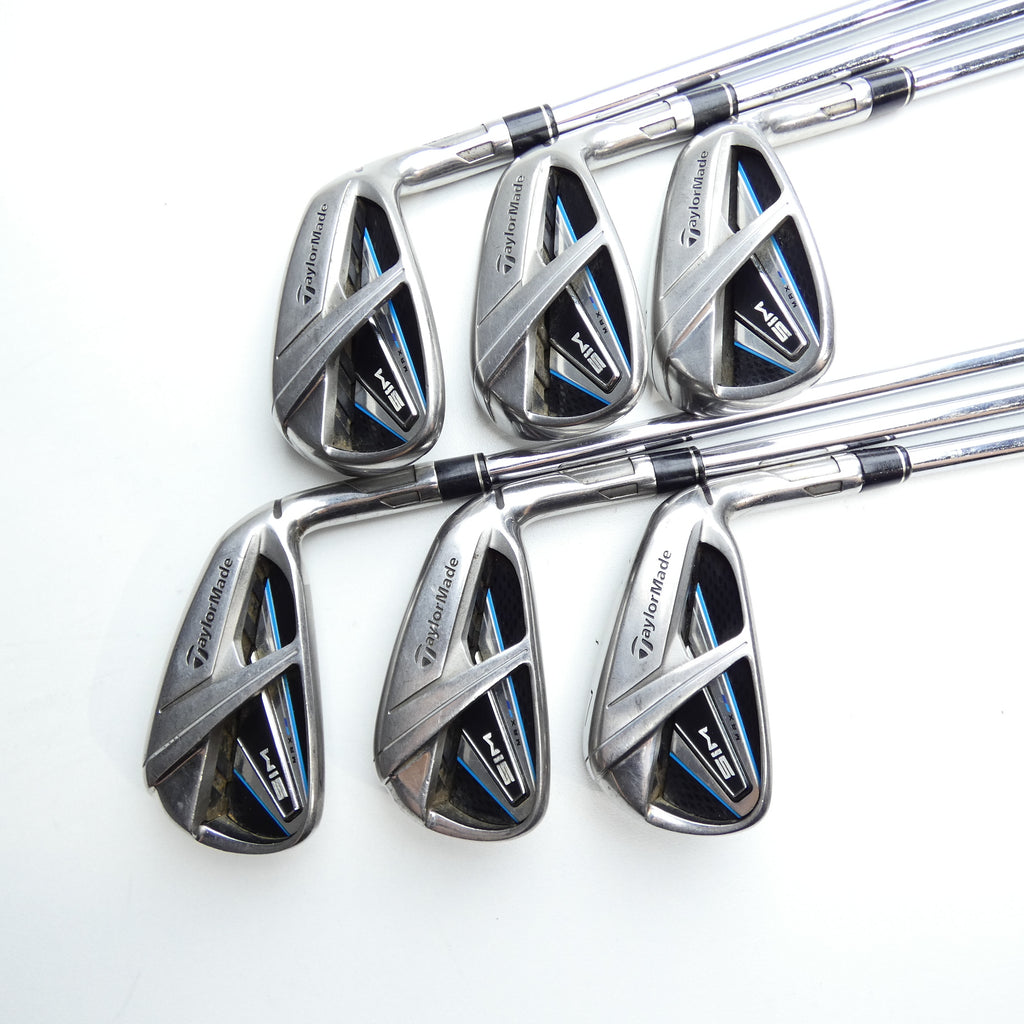 Used TaylorMade SIM Max Iron Set / 5 - PW / Regular Flex