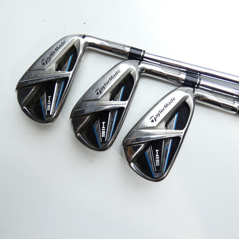 Used TaylorMade SIM Max Iron Set / 5 - PW / Stiff Flex