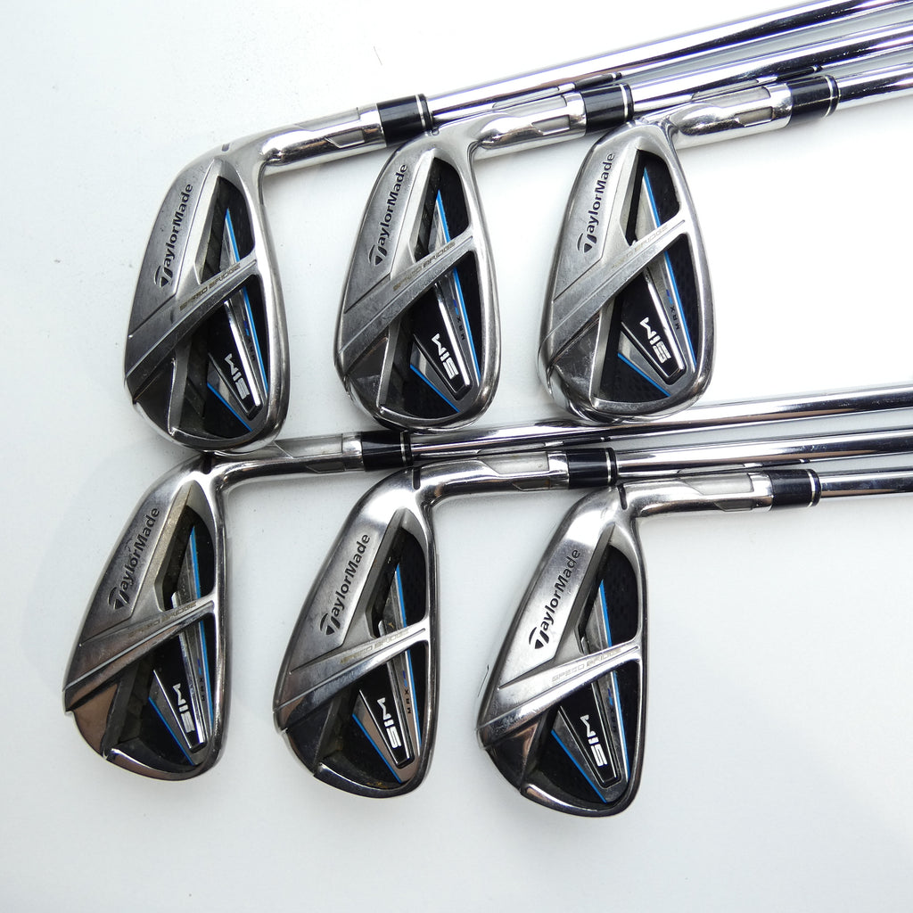 Used TaylorMade SIM Max Iron Set / 5 - PW / Stiff Flex