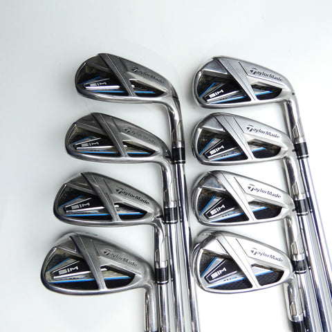 Used TaylorMade SIM Max Iron Set / 5 - SW + AW / Regular Flex