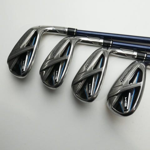 Used TaylorMade SIM Max Iron Set / 5 - SW + AW / Regular Flex