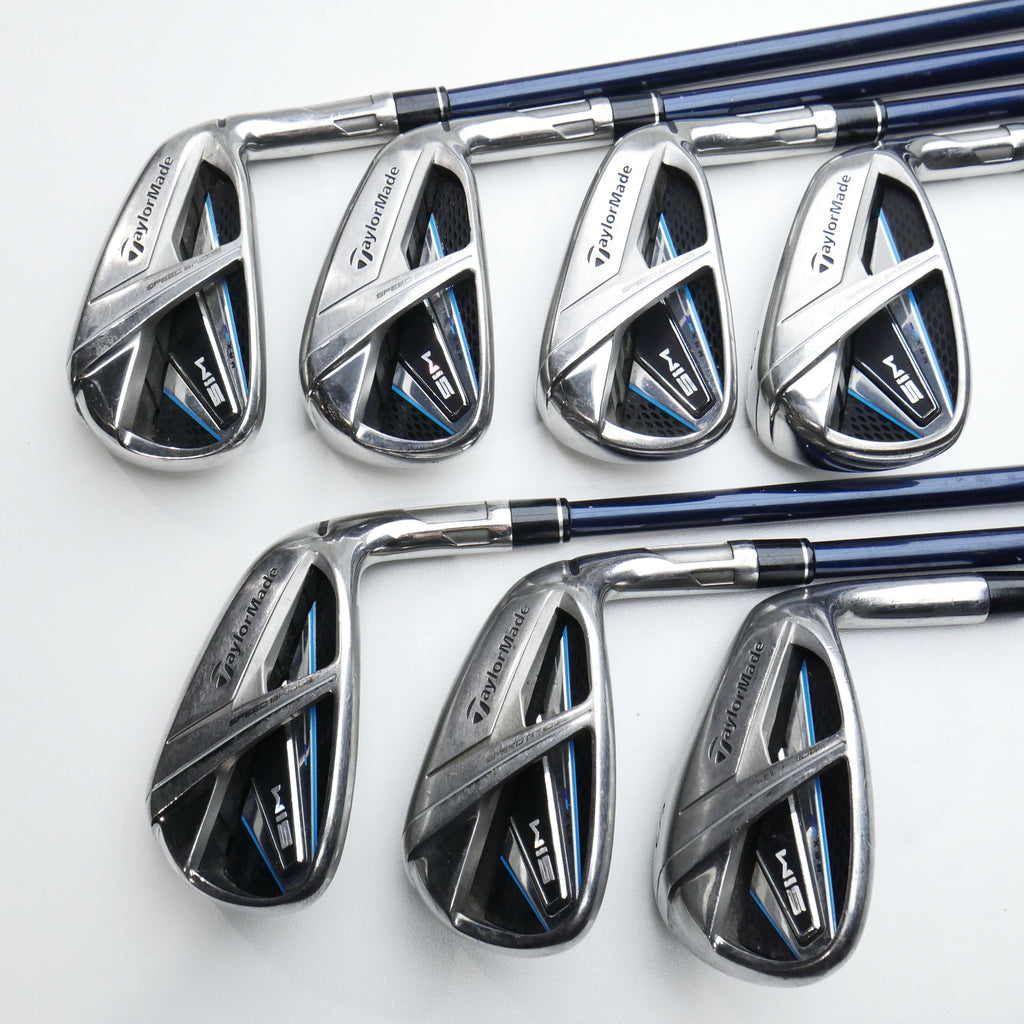 Used TaylorMade SIM Max Iron Set / 5 - SW / Senior Flex