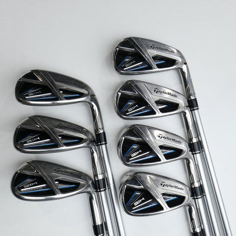 Used TaylorMade SIM Max Iron Set / 6 - SW + AW / Ladies Flex