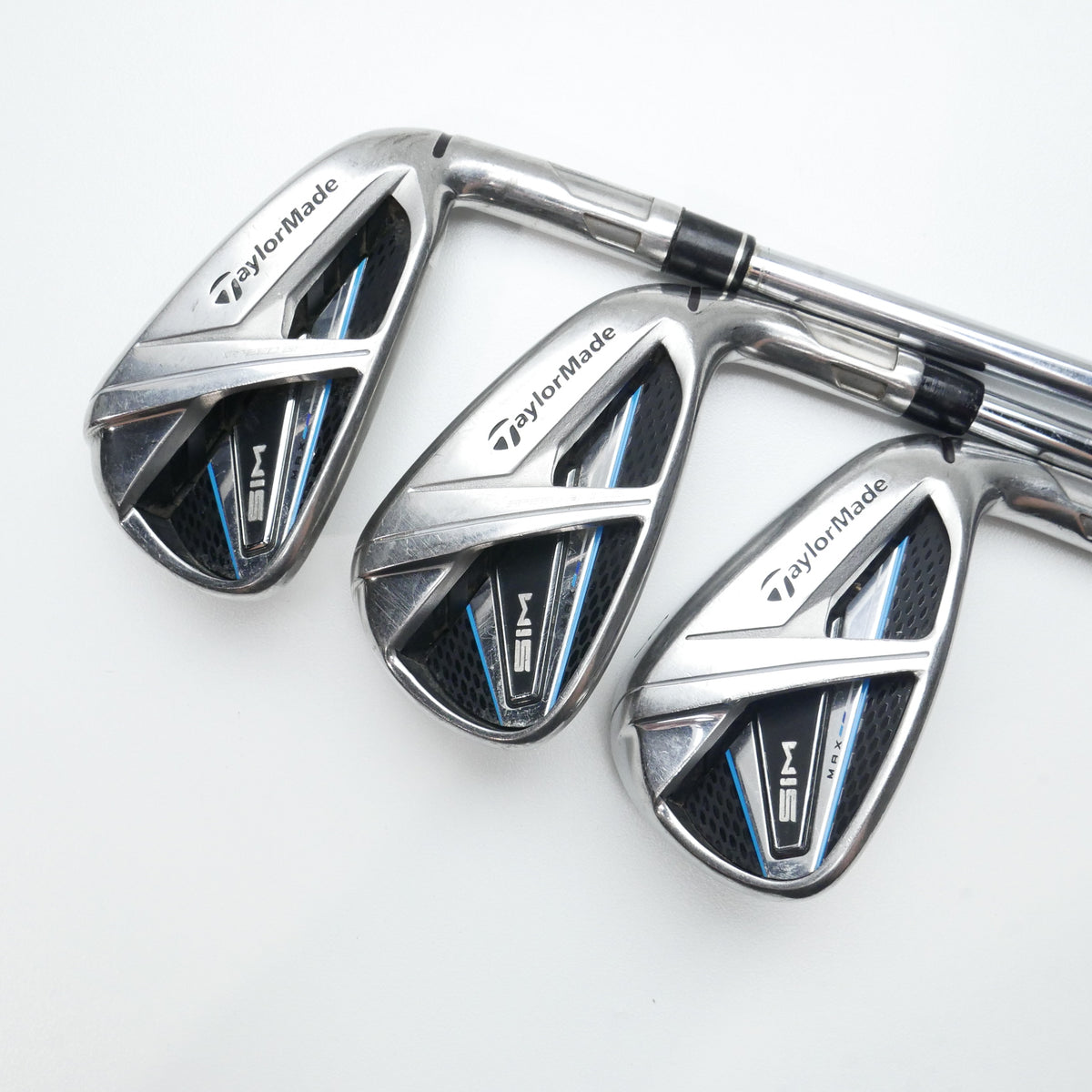 Used TaylorMade SIM Max Iron Set / 7 - PW + LW / Stiff Flex