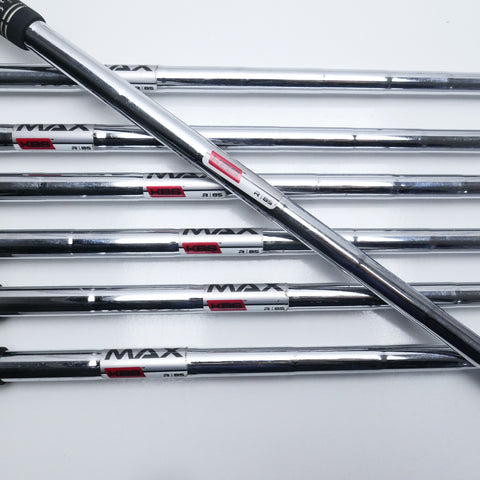 Used TaylorMade SIM Max OS Iron Set / 5 - PW + AW / Regular Flex