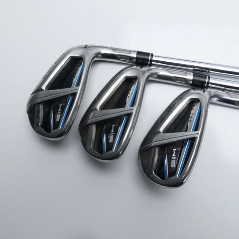 Used TaylorMade SIM Max OS Iron Set / 5 - PW + AW / Regular Flex