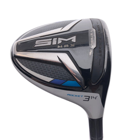 Used TaylorMade SIM Max Rocket 3 Fairway Wood / 14 Degrees / Stiff Flex
