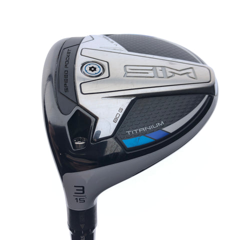Used TaylorMade SIM Titanium 3 Fairway Wood / 15 Deg / X-Stiff / Left-Handed