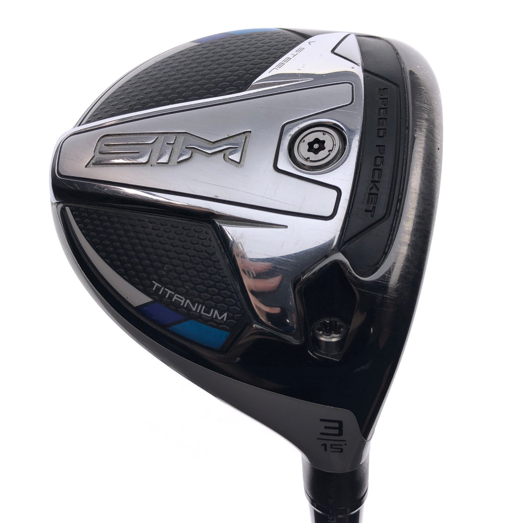 Used TaylorMade SIM Titanium 3 Fairway Wood / 15 Degrees / Regular Flex