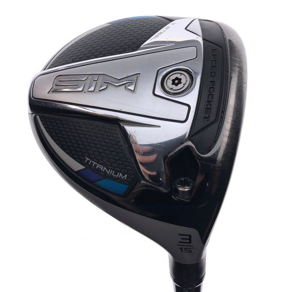 Used TaylorMade SIM Titanium 3 Fairway Wood / 15 Degrees / Regular Flex