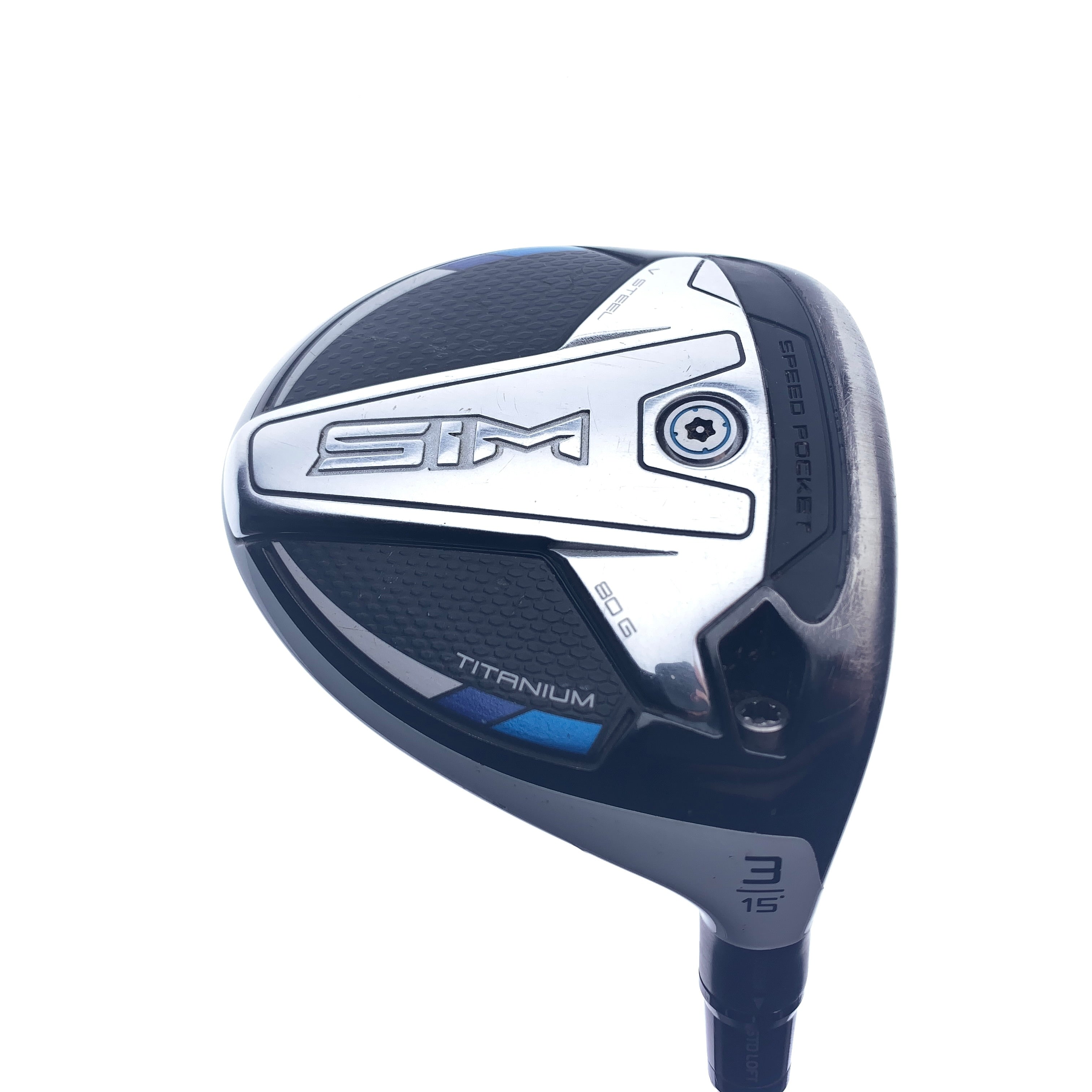 Used TaylorMade SIM Titanium 3 Fairway Wood / 15.0 Degrees / Regular Flex