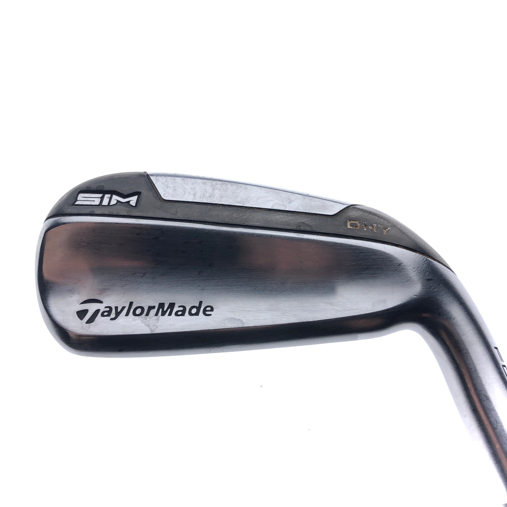 Used TaylorMade Sim DHY 4 Hybrid / 22 Degrees / Stiff Flex