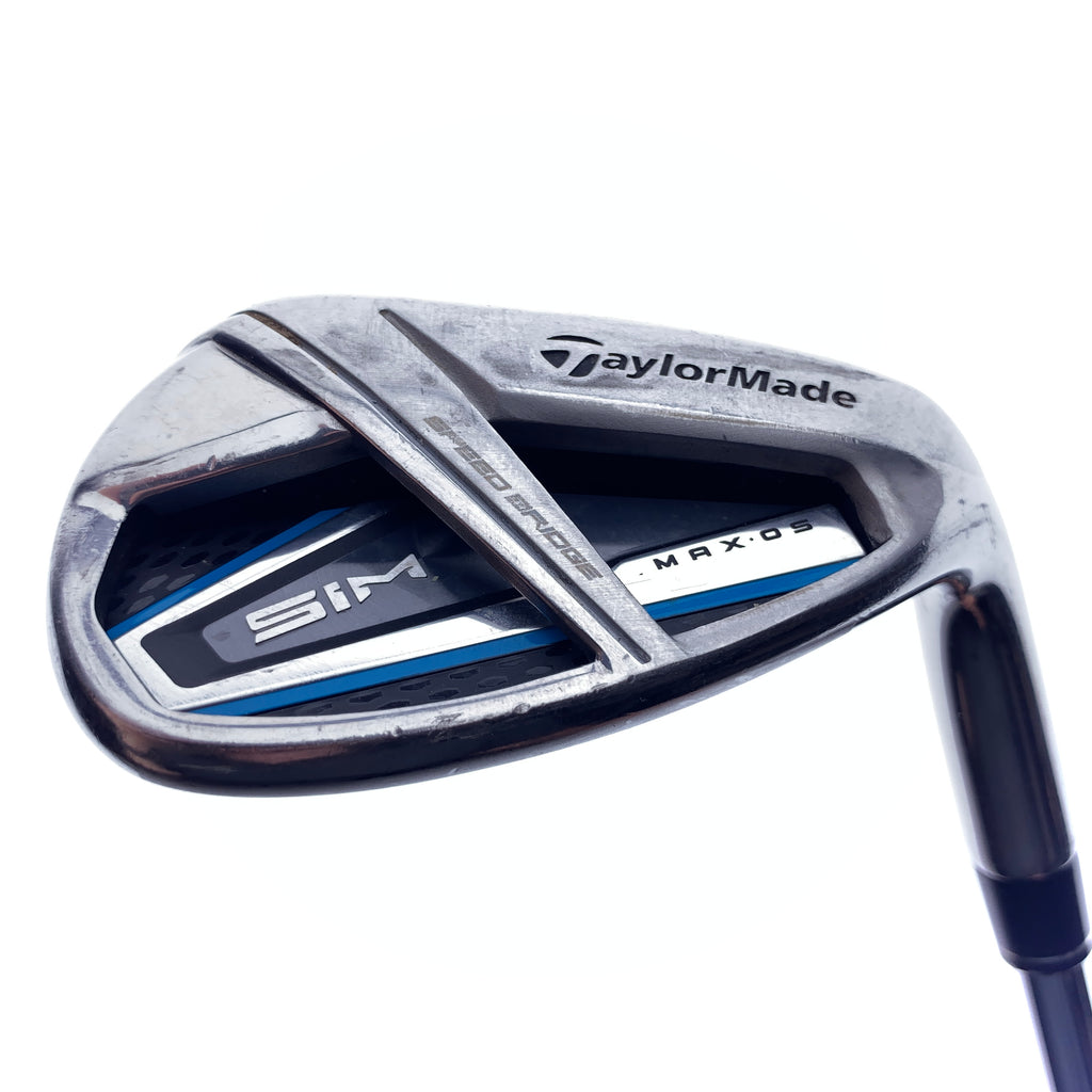 Used TaylorMade Sim Max OS Lob Wedge / 59.0 Degrees / Regular Flex