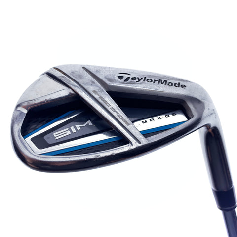 Used TaylorMade Sim Max OS Lob Wedge / 59.0 Degrees / Regular Flex