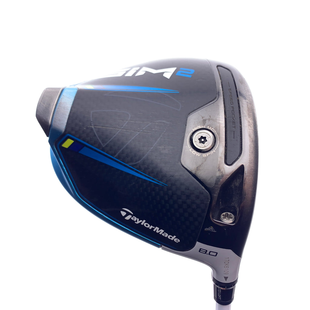 Used TaylorMade Sim2 Driver / 8.0 Degrees / Stiff Flex