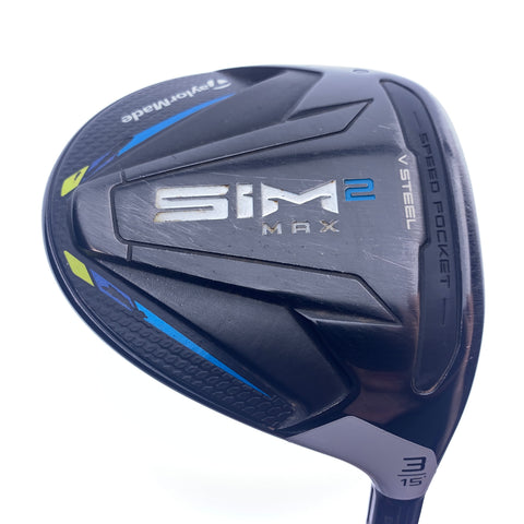 Used TaylorMade Sim2 Max 3 Fairway Wood / 15 Degrees / Stiff Flex