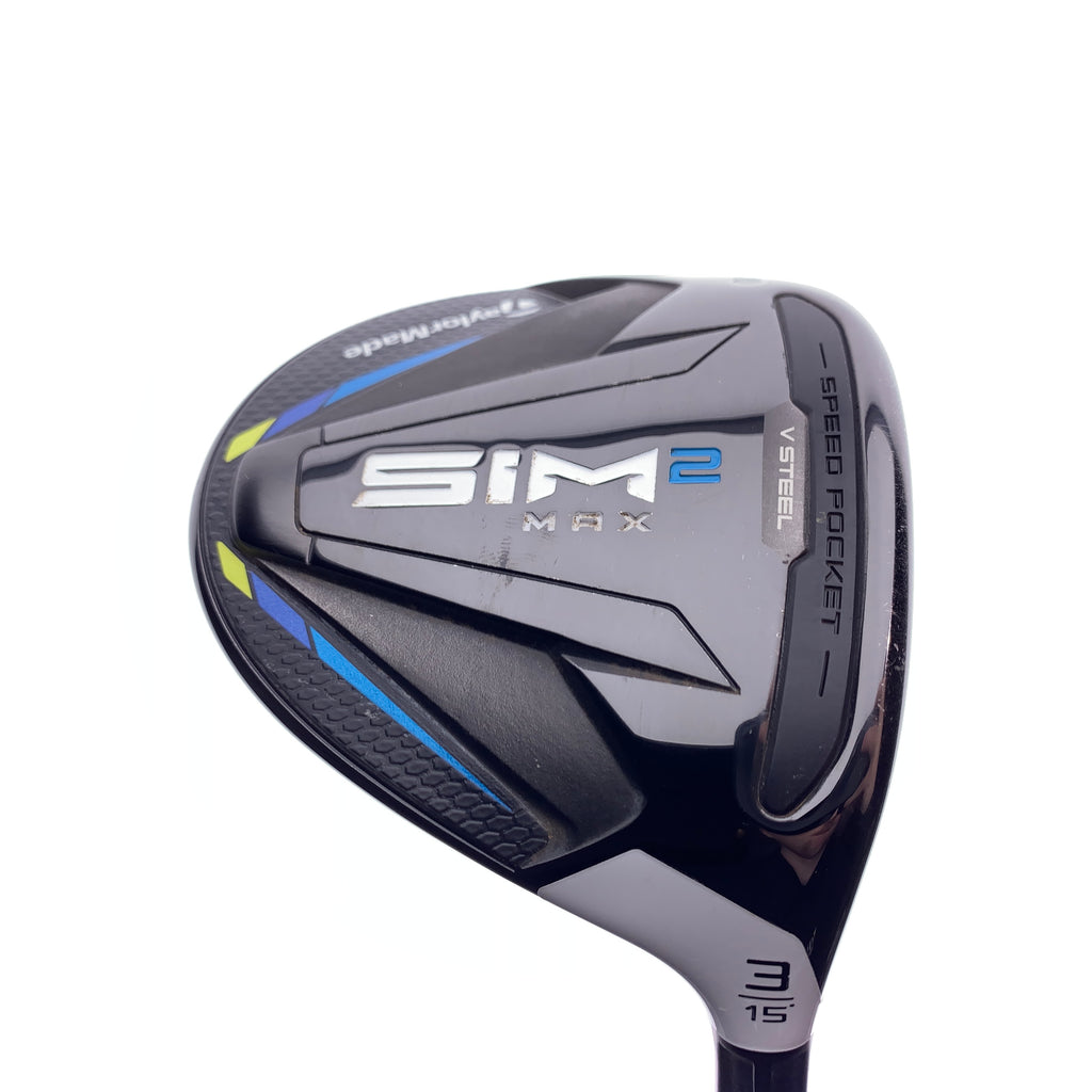 Used TaylorMade Sim2 Max 3 Fairway Wood / 15 Degrees / X-Stiff Flex
