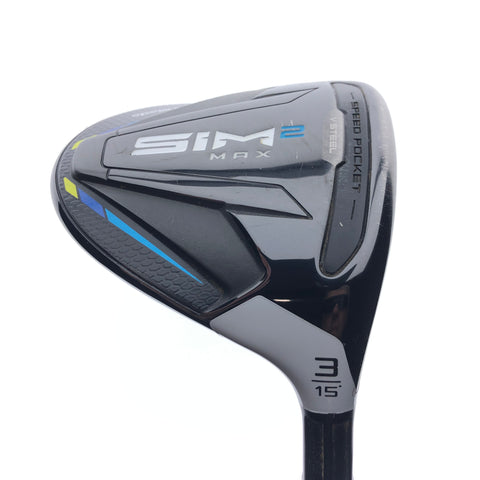 Used TaylorMade Sim2 Max 3 Fairway Wood / 15 Degrees / X-Stiff Flex