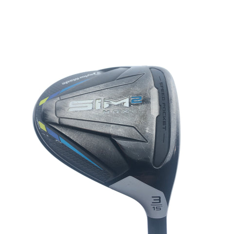 Used TaylorMade Sim2 Max 3 Fairway Wood / 15.0 Degrees / Stiff Flex
