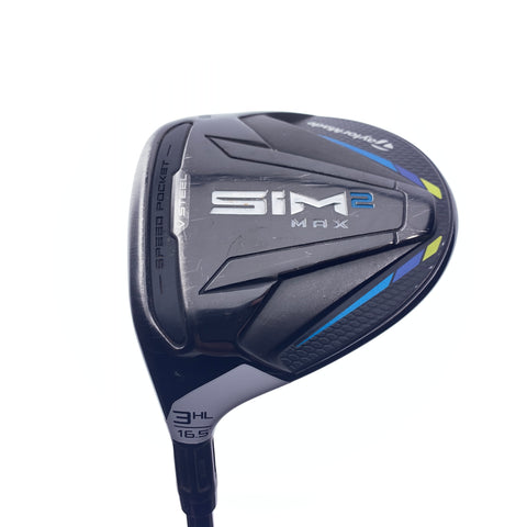 Used TaylorMade Sim2 Max 3 Fairway Wood / 16.5 Degrees / Regular / Left-Handed
