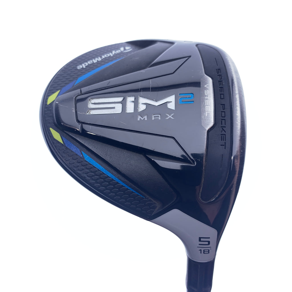 Used TaylorMade Sim2 Max 5 Fairway Wood / 18 Degrees / Regular Flex