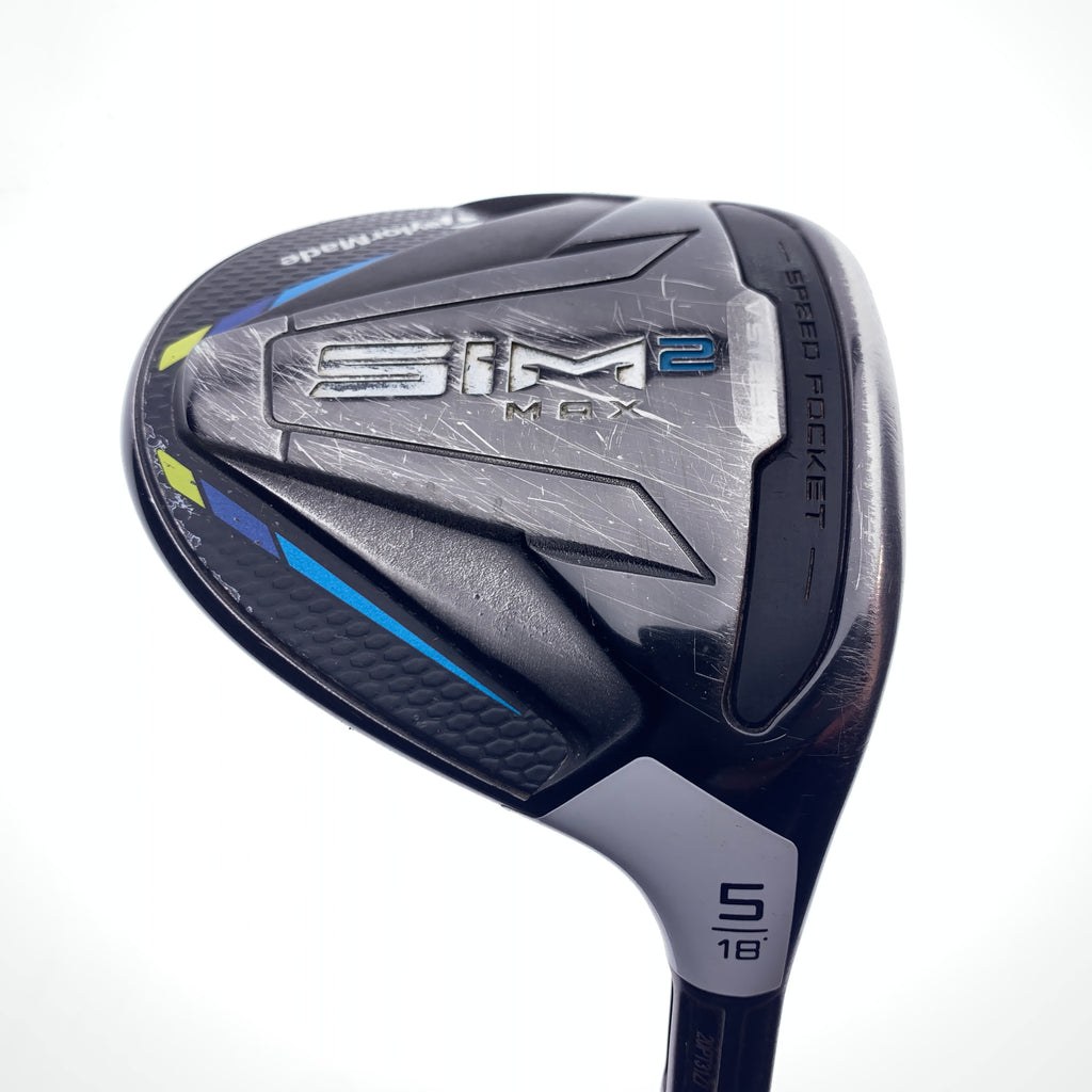 Used TaylorMade Sim2 Max 5 Fairway Wood / 18 Degrees / Regular Flex