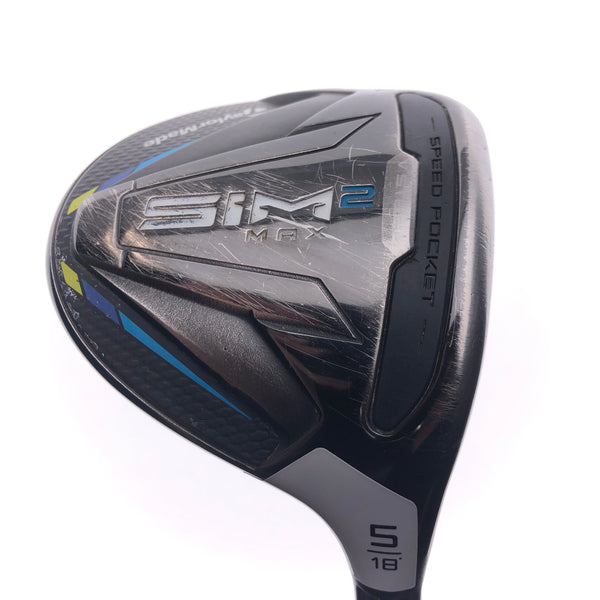 Used TaylorMade Sim2 Max 5 Fairway Wood / 18 Degrees / Regular Flex