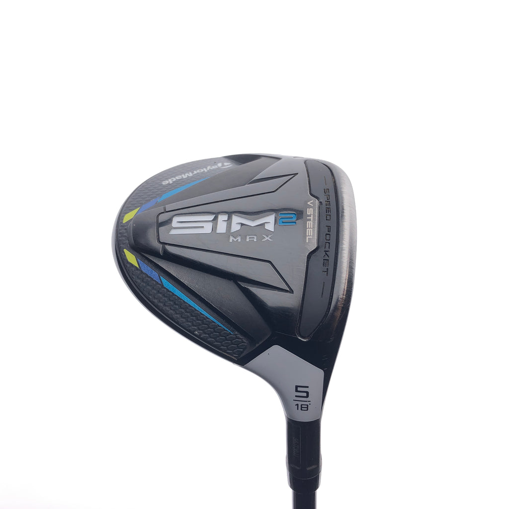 Used TaylorMade Sim2 Max 5 Fairway Wood / 18 Degrees / Stiff Flex