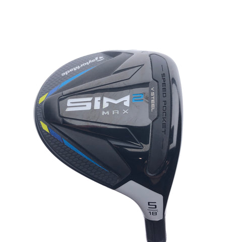 Used TaylorMade Sim2 Max 5 Fairway Wood / 18 Degrees / Stiff Flex