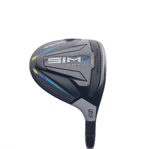 Used TaylorMade Sim2 Max 5 Fairway Wood / 18 Degrees / X-Stiff Flex
