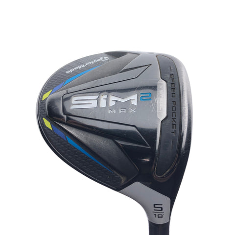 Used TaylorMade Sim2 Max 5 Fairway Wood / 18.0 Degrees / Stiff Flex
